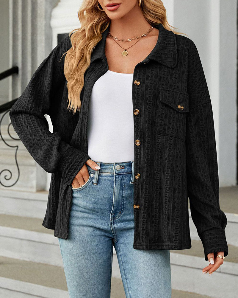 Women's Cotton Blend Winter Jacket – Relaxed Fit
