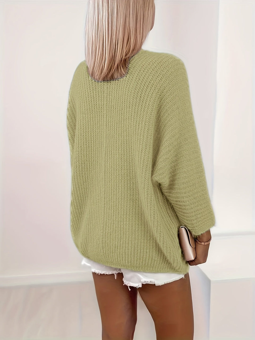 Women's Relaxed Open-Front Cardigan