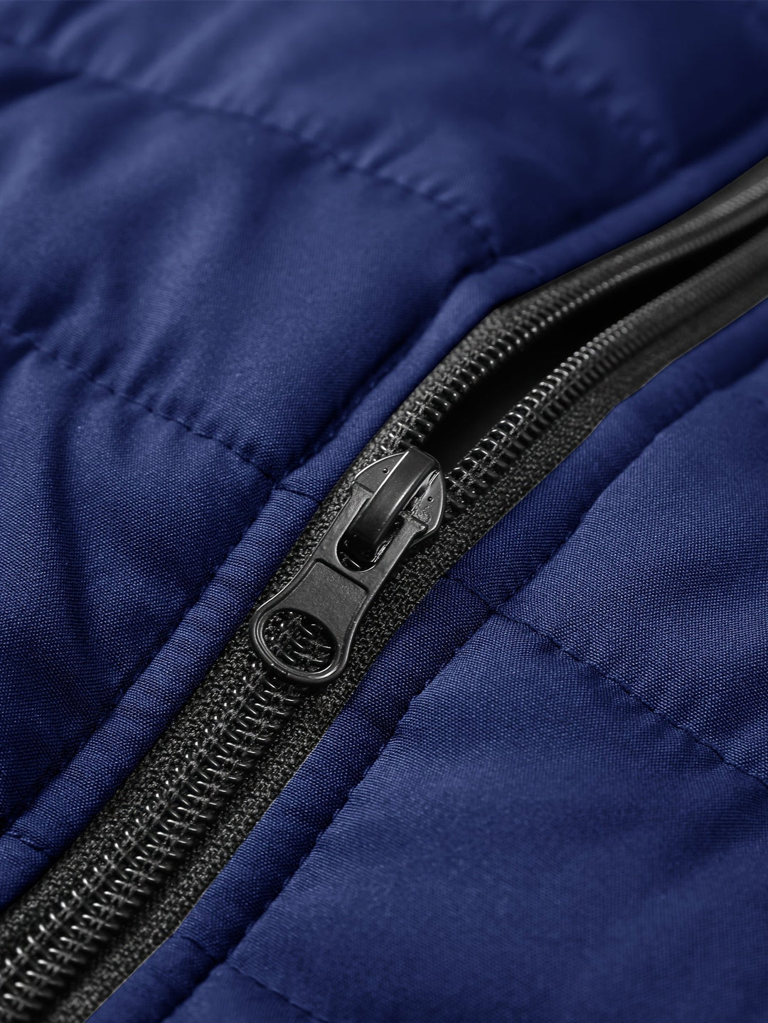 Quilted Stand-Collar Vest for Men, Plus Size