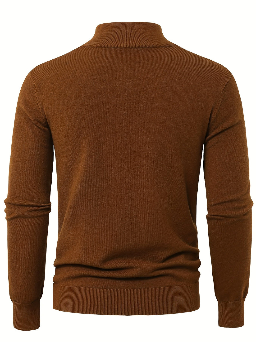 High-Neck Sweater for Men, Refined Style