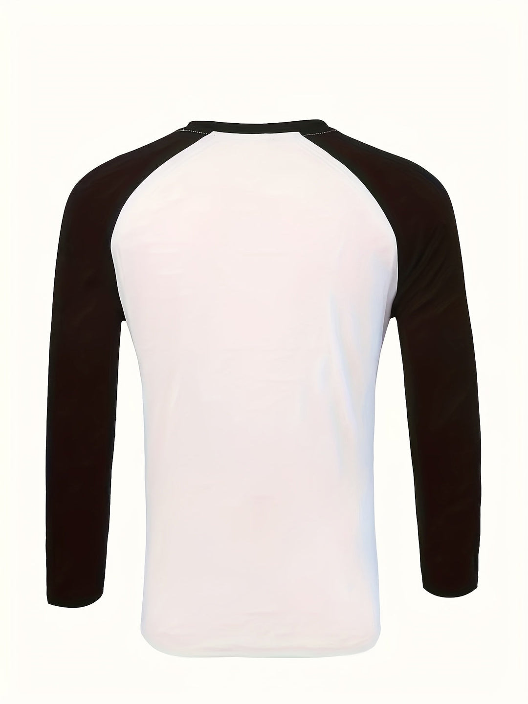 Two-Tone Raglan Long-Sleeve Top for Men