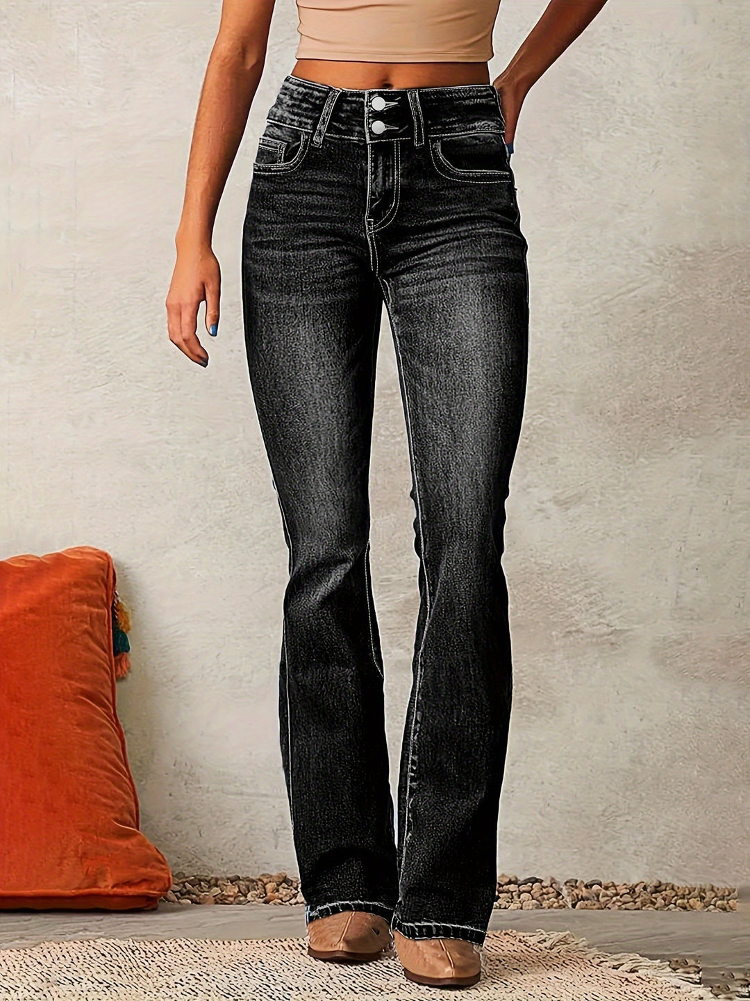 High-Waisted Wide-Leg Jeans for Women