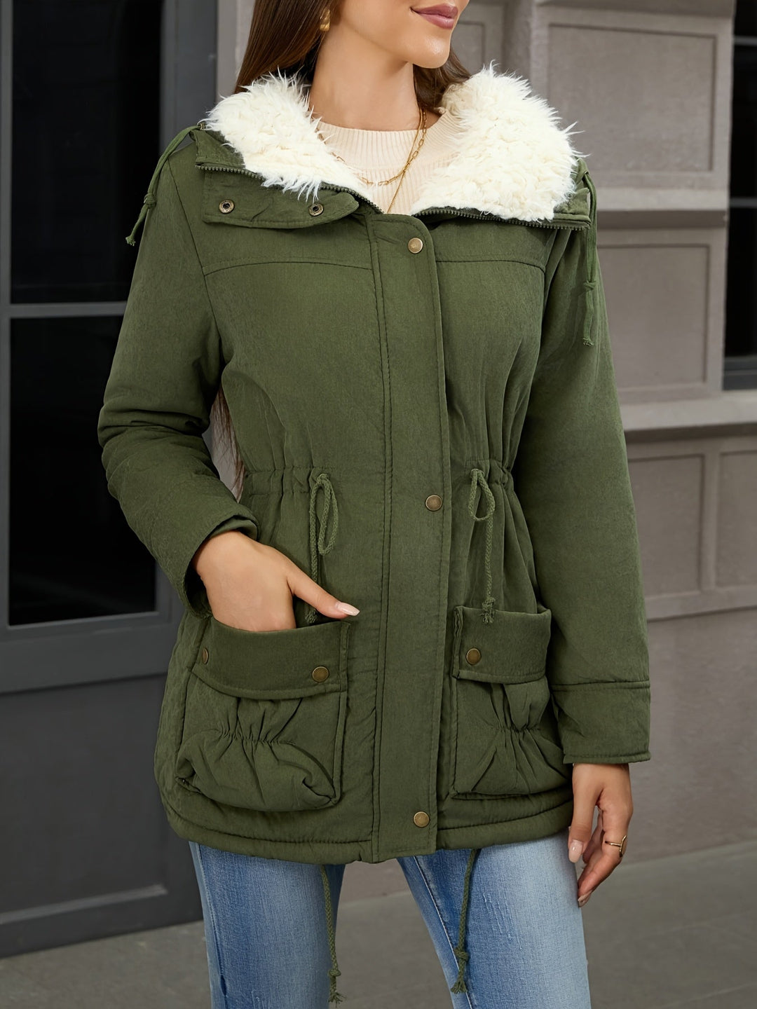 Hooded Winter Parka for Women, Cozy Style