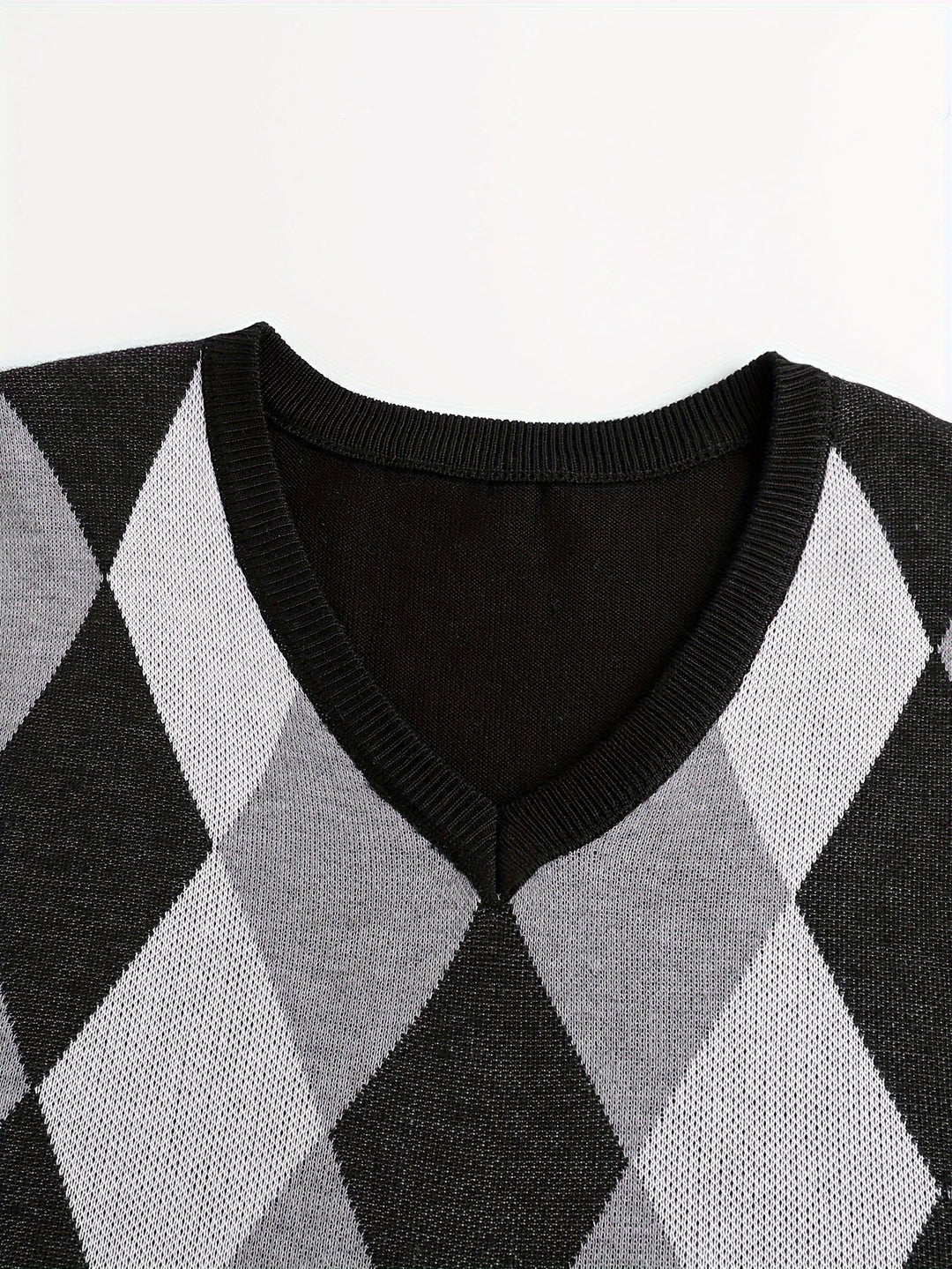 Argyle Sweater Vest, Men's Classic Fit