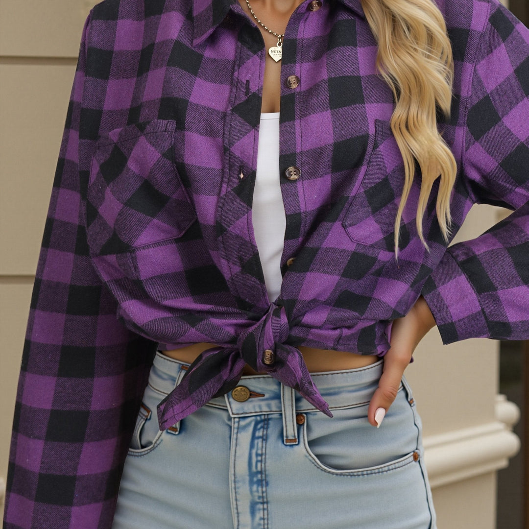 Buffalo Check Shirt, Women's Relaxed Fit