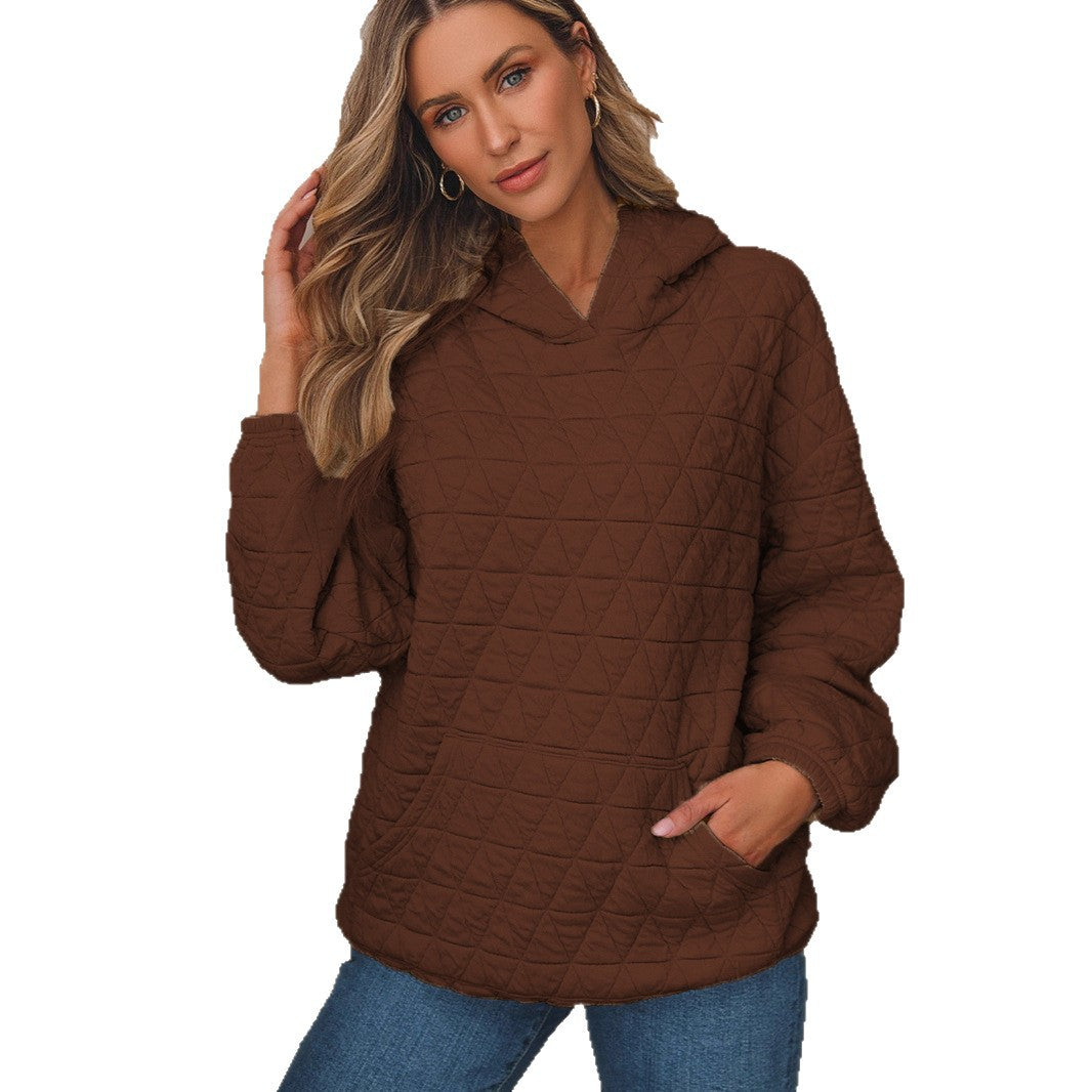 Women's Knit Sweater with Hood