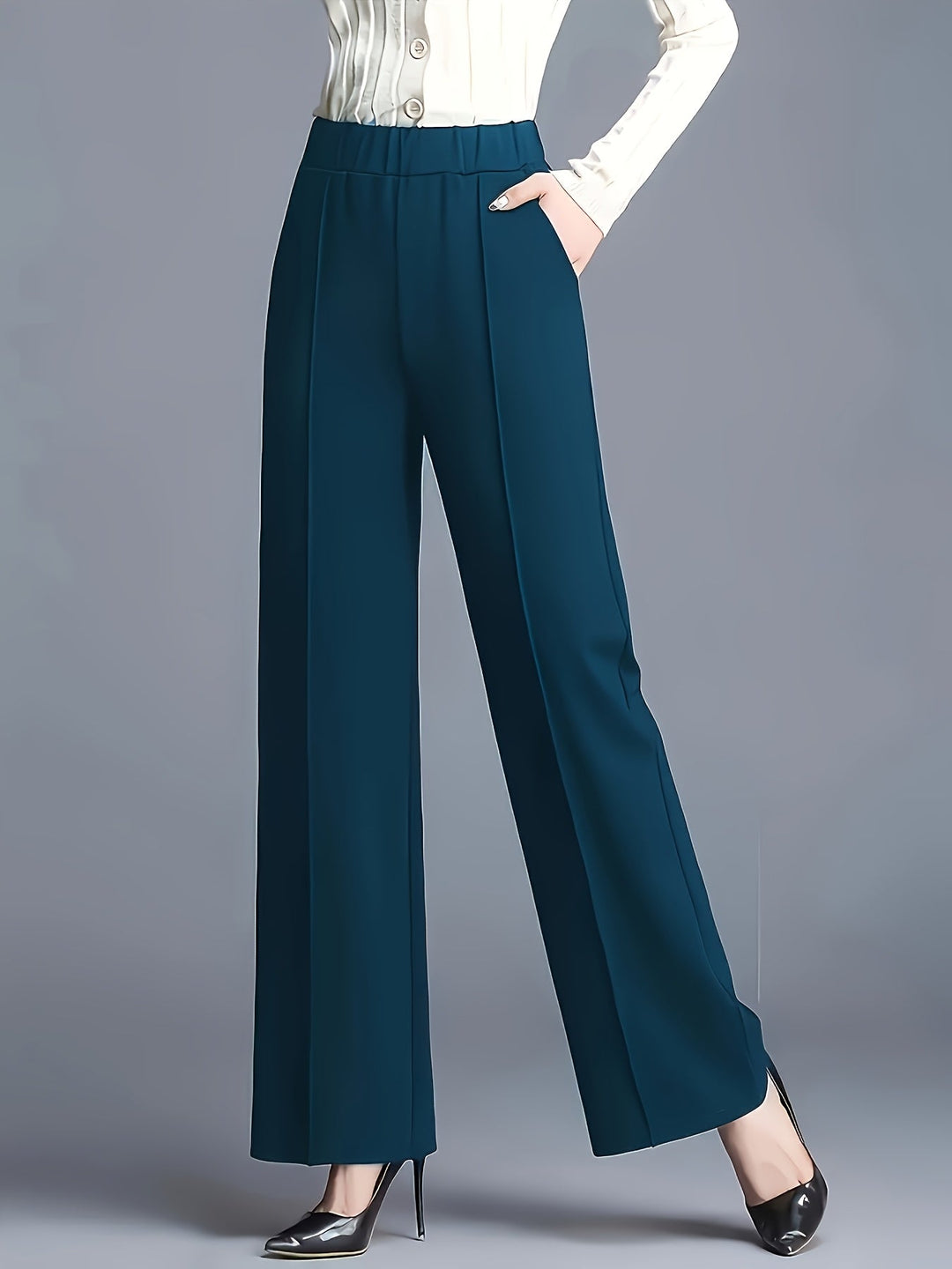 High-Waisted Wide-Leg Pants for Women