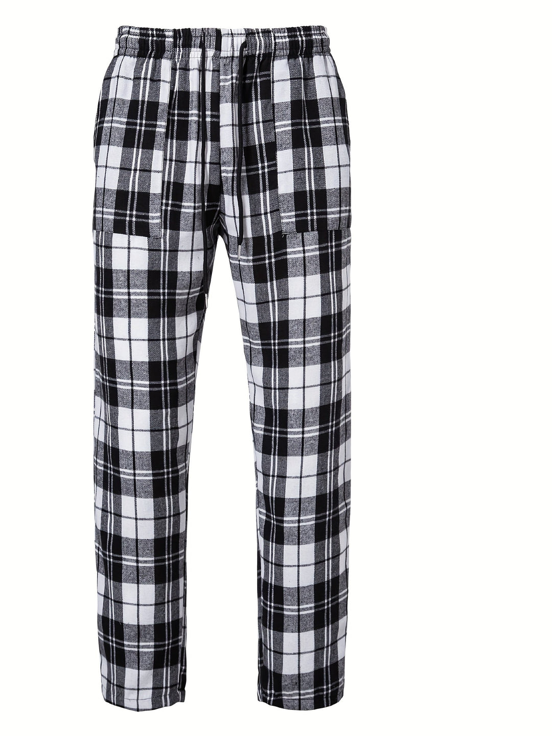 Men's Relaxed Plaid Lounge Pants