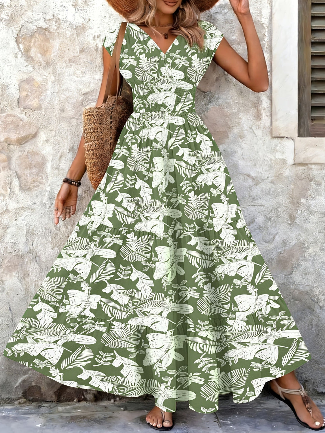 Flowing Bohemian Maxi Dress for Women