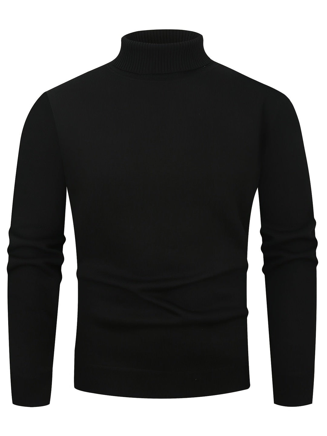 High-Neck Sweater for Men, Cozy Style