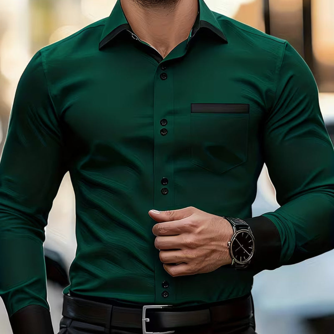 Classic Button Collared Fit Shirt for Men