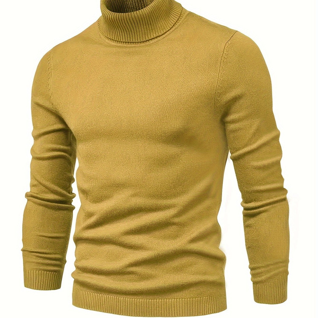 Men's Classic Mock-Neck Sweater
