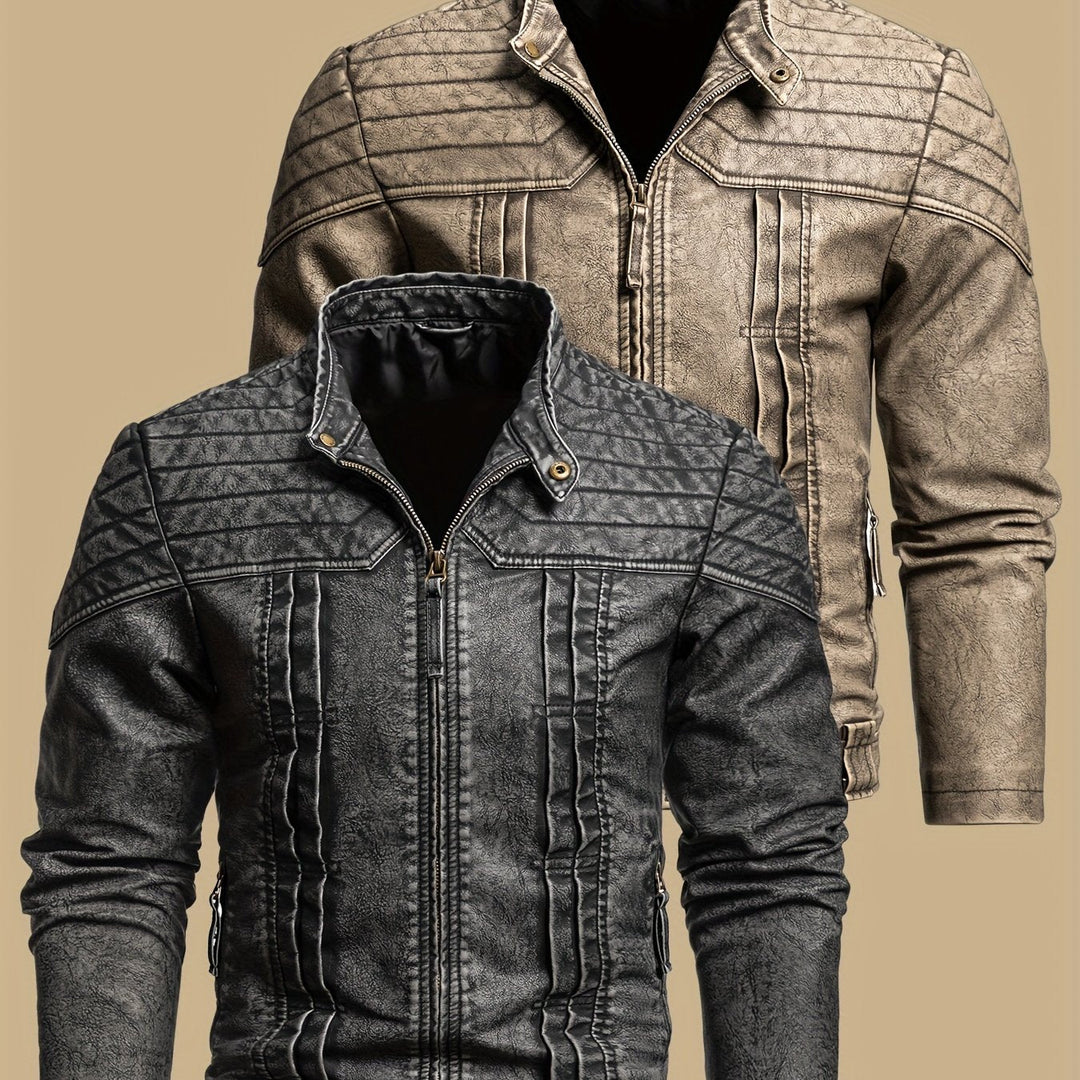 Moto Jacket for Men, Rugged Style