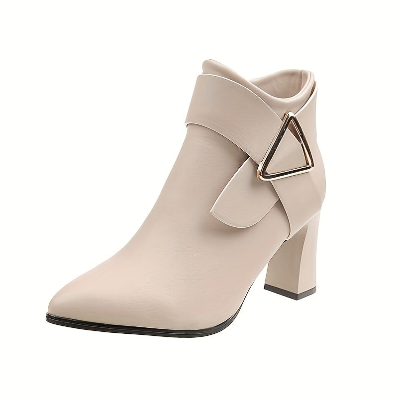 Refined Pointed-Toe Ankle Boots for Women