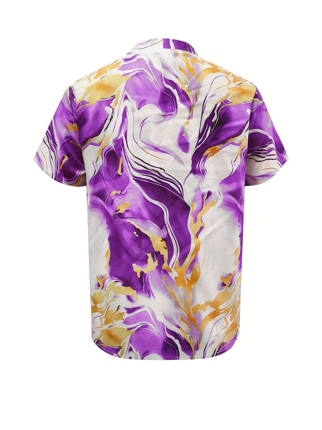 Artful Swirl-Print Blouse for Women