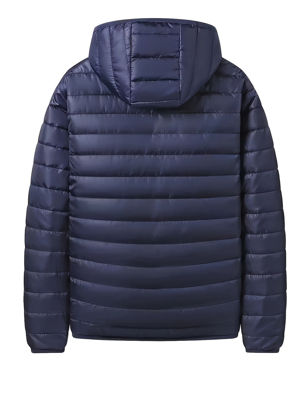 Hooded Puffer Jacket for Men, Lightweight Style
