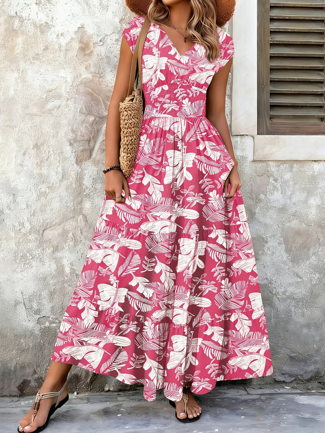 Flowing Bohemian Maxi Dress for Women