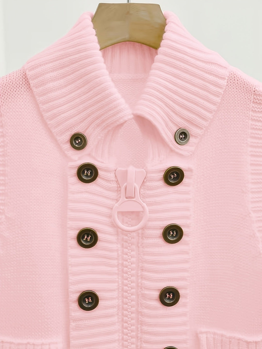 High-Collar Zip Vest for Women