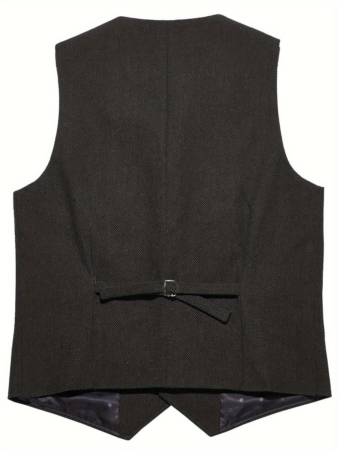 Refined Herringbone Waistcoat for Men