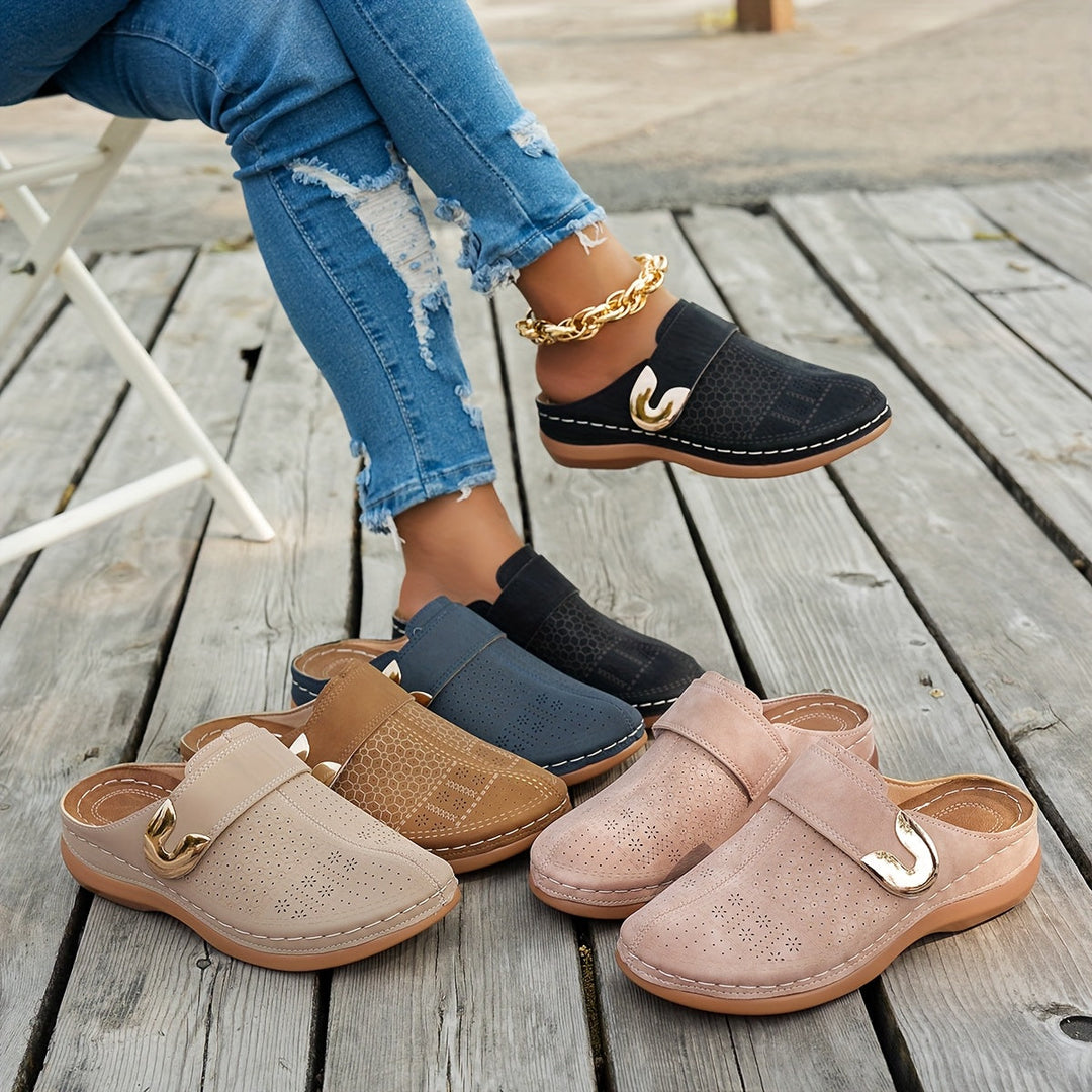 Women's Cushioned Wedge Clogs