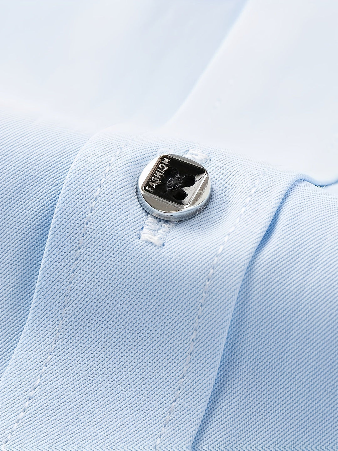 Tailored Long-Sleeve Button-Up Shirt for Men