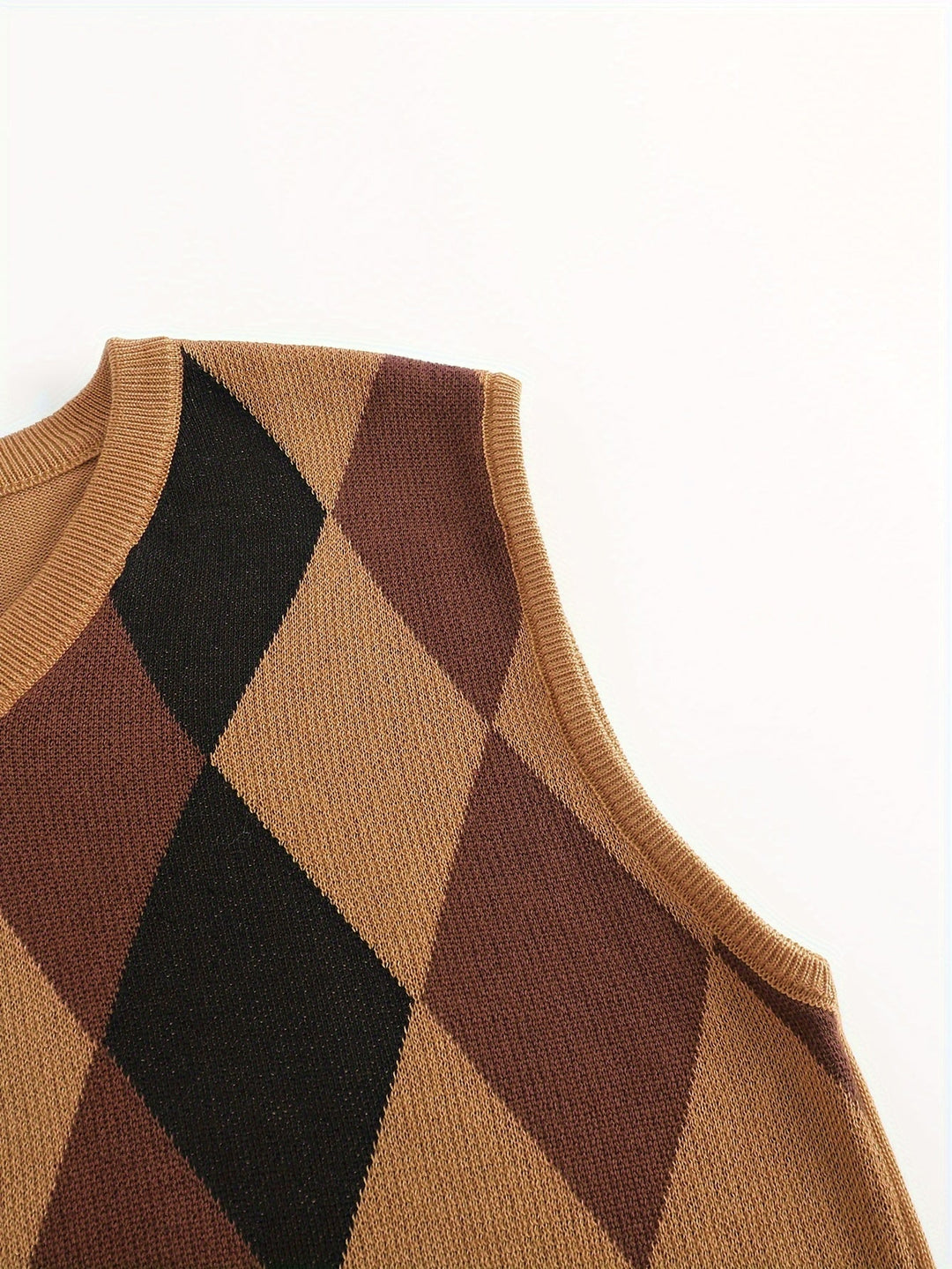 Argyle Sweater Vest, Men's Classic Fit