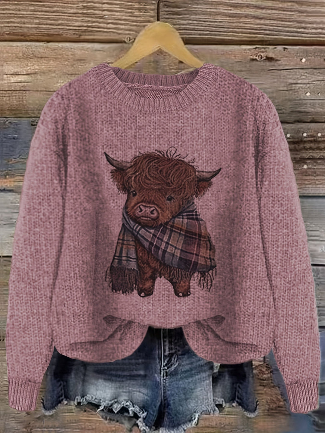 Crewneck Sweater for Women, Cozy Style