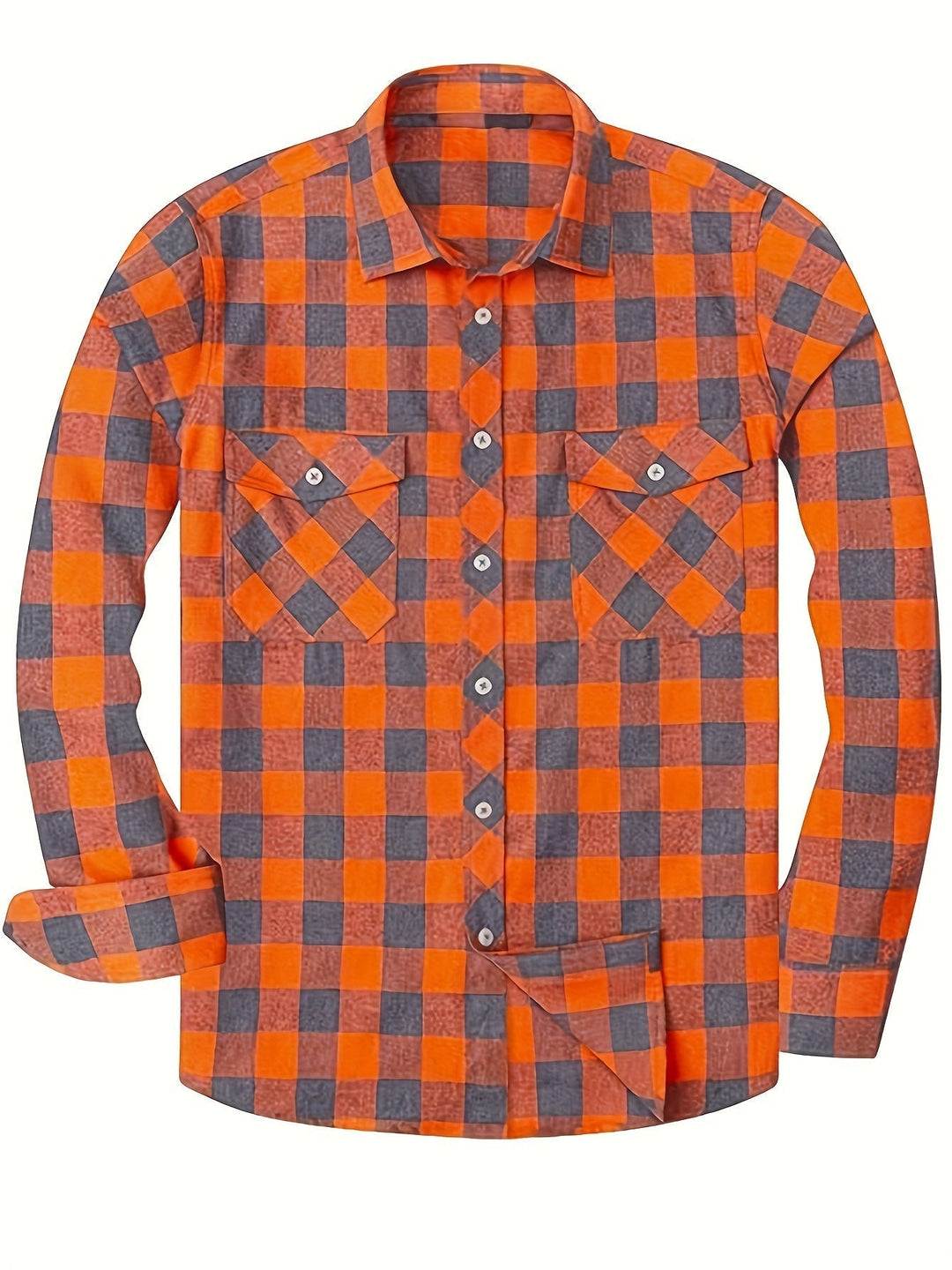 Checked Flannel Shirt for Men, Classic Style