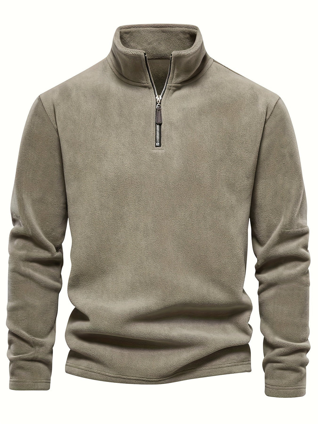 Men's Half-Zip Stand-Collar Pullover