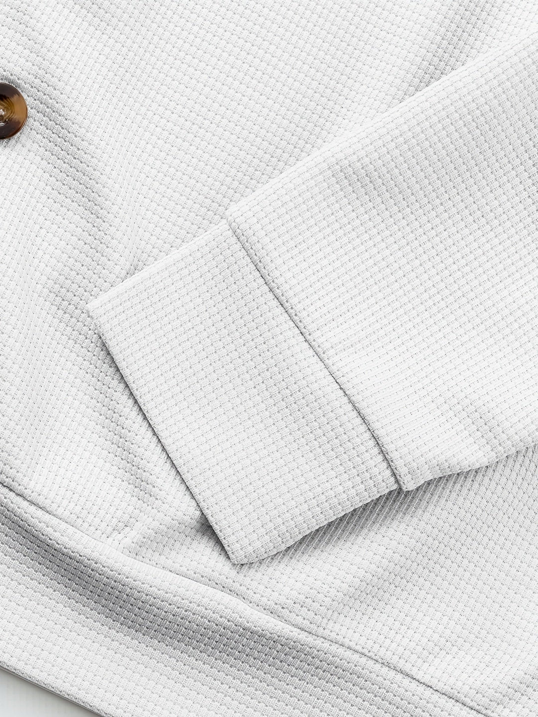Button-Up Jacket for Men, Textured Style