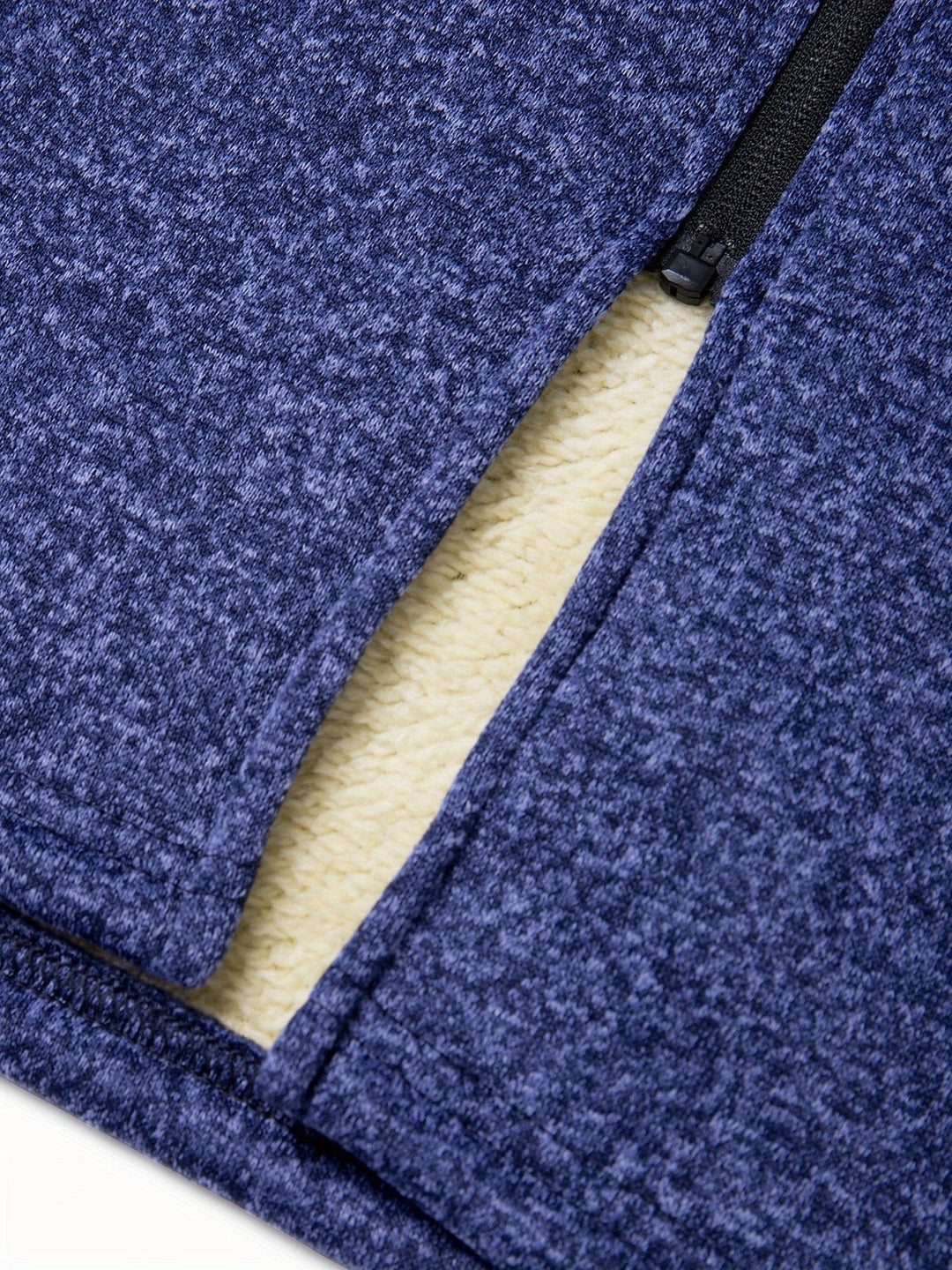 Navy Hooded Longline Coat for Men