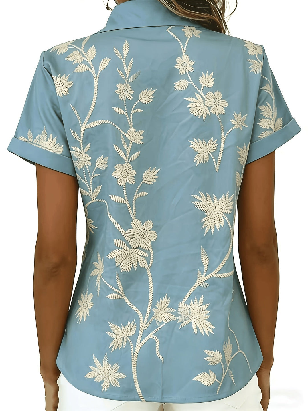 Botanical Print Shirt for Women