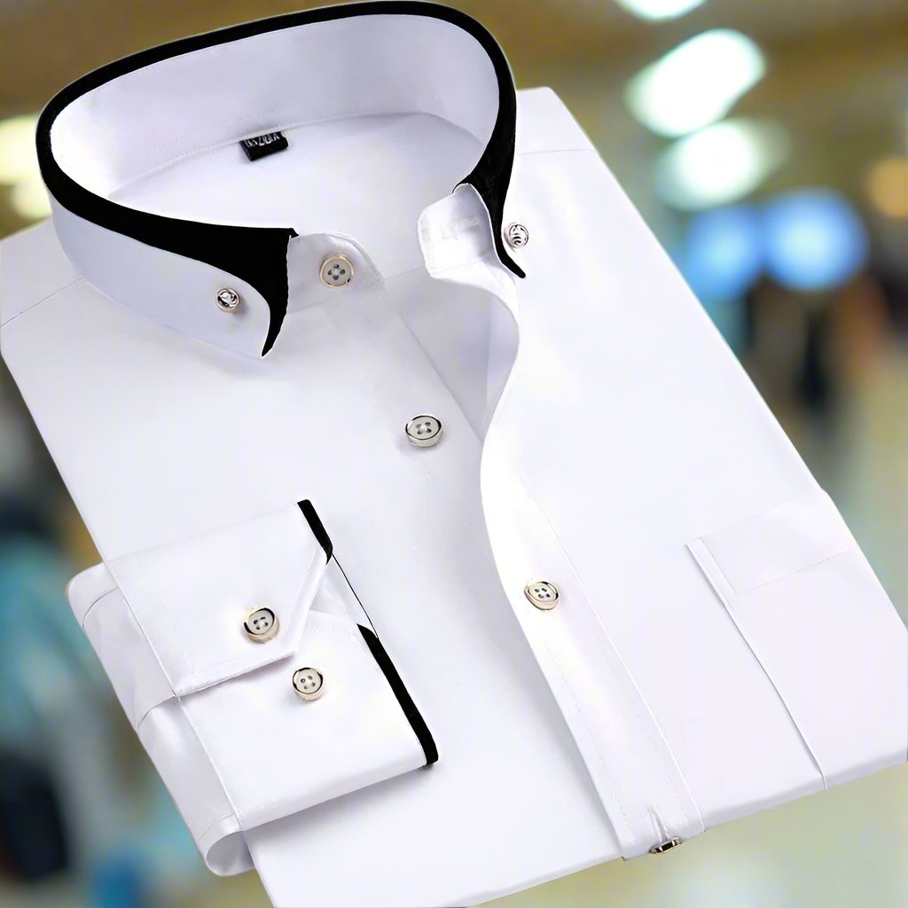 Long-Sleeve Shirt for Men, Classic Style