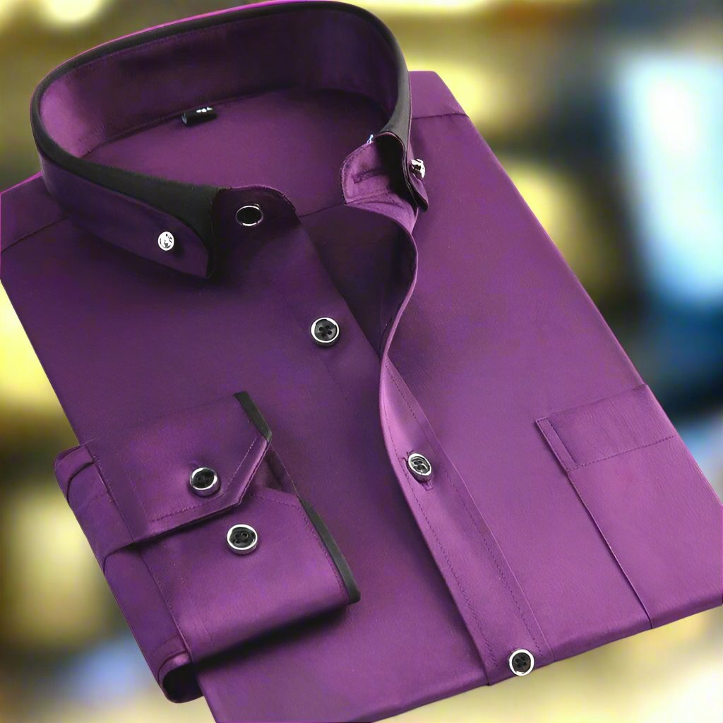 Long-Sleeve Shirt for Men, Classic Style
