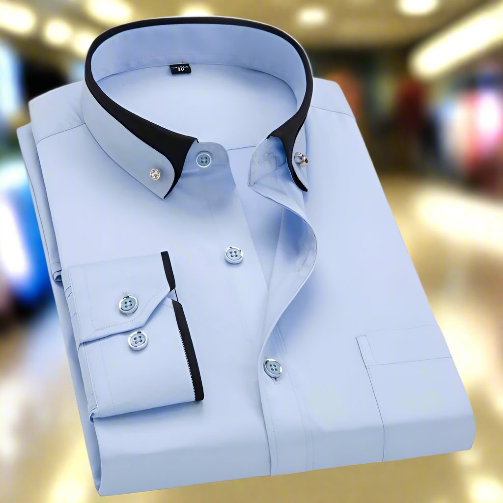 Long-Sleeve Shirt for Men, Classic Style