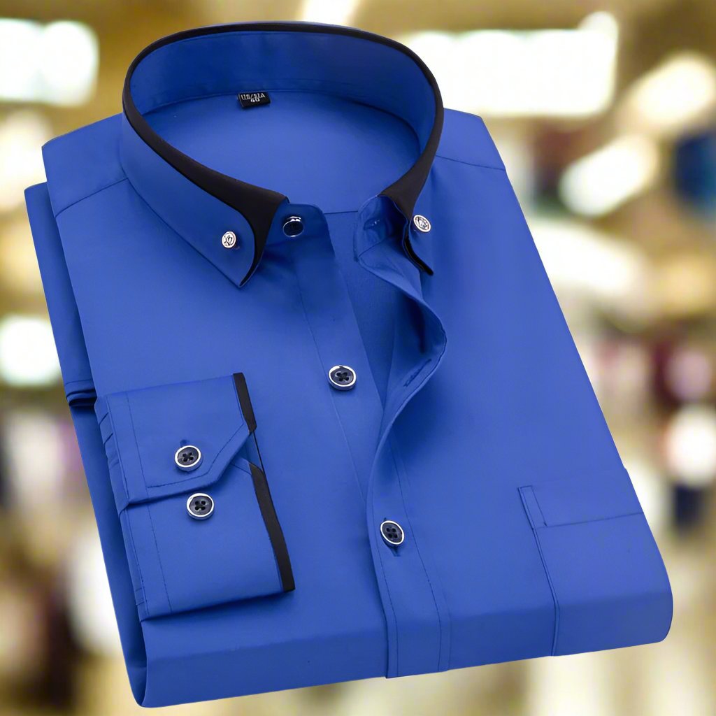 Long-Sleeve Shirt for Men, Classic Style