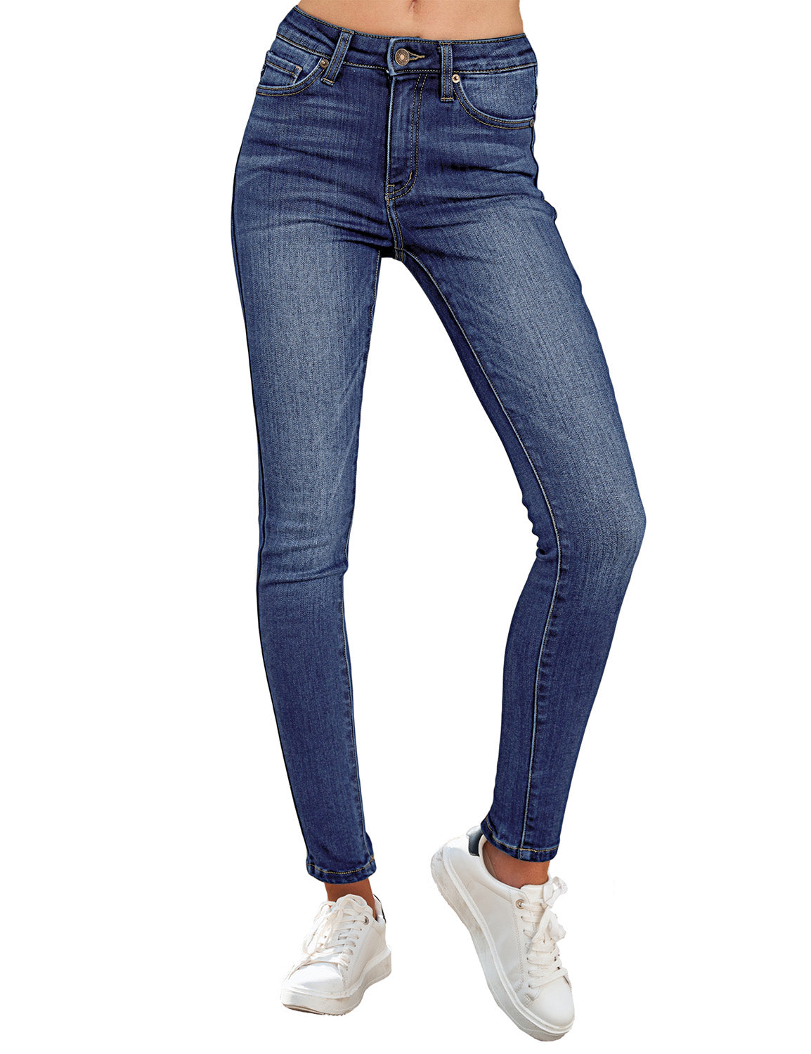 Women's Fleece Lined Stretch Thermal Trousers – Blue