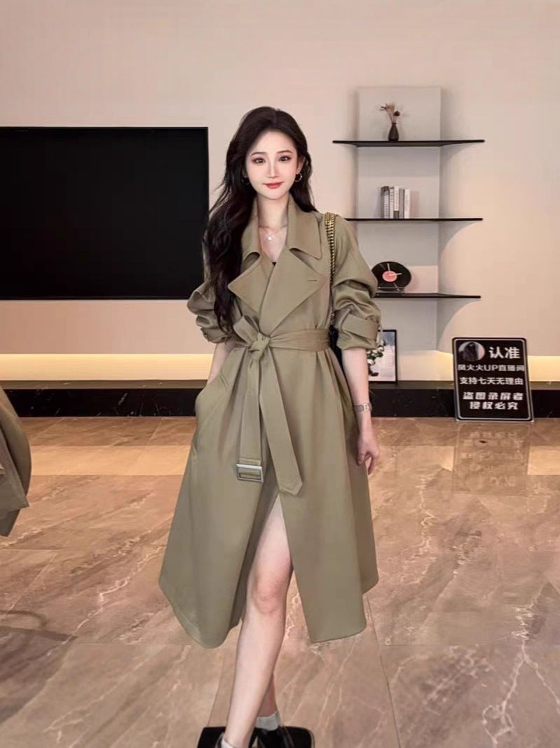 Women's Winter Coat with Belt