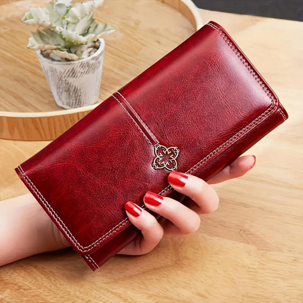 Lux Long Wallet, Elegant Fit