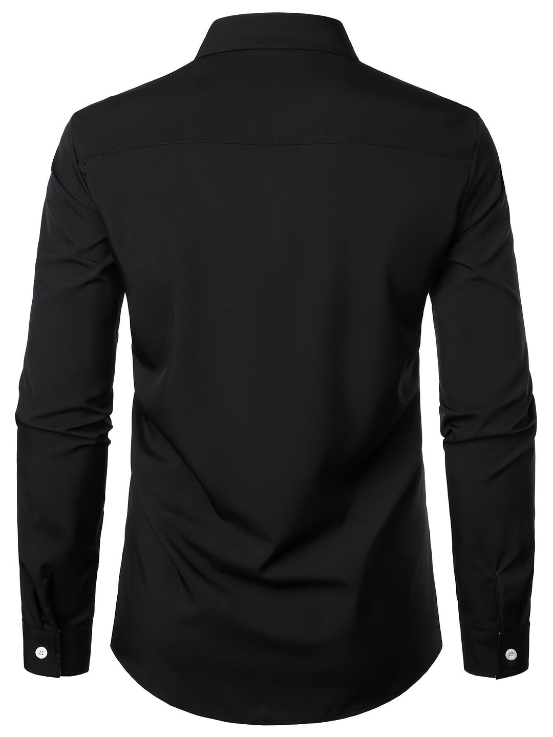 Ladies Contrast-Trim Long Sleeve Shirt