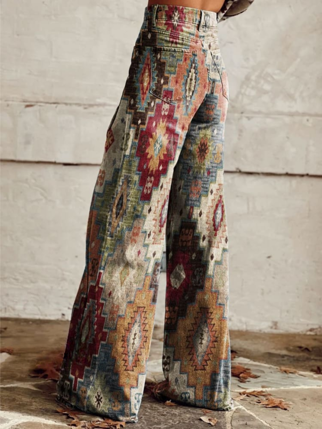 Stylish Retro Elegant Pants, Plus Size