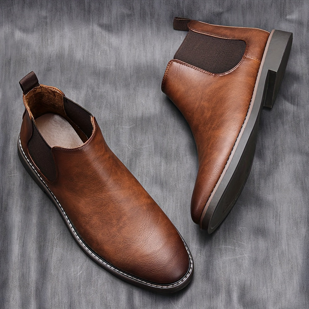 Refined Slip-On Chelsea Boots for Men