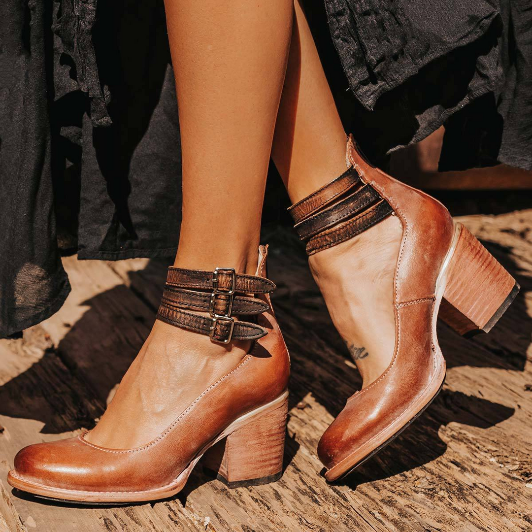Classic Strap Heels for Women, Comfortable Style