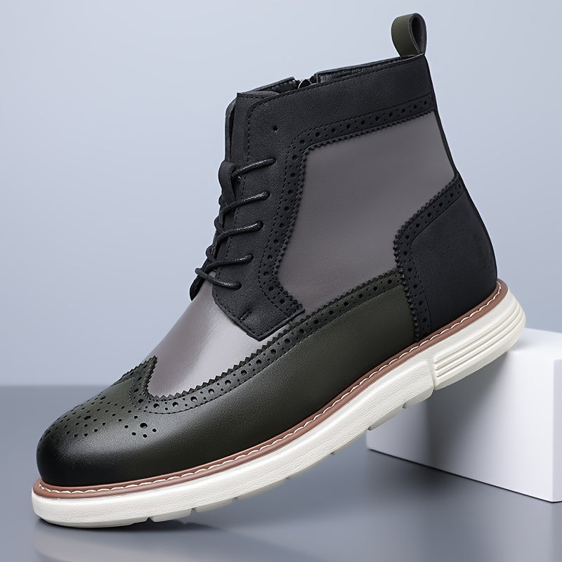 Wingtip Ankle Boots, Men's Refined Fit