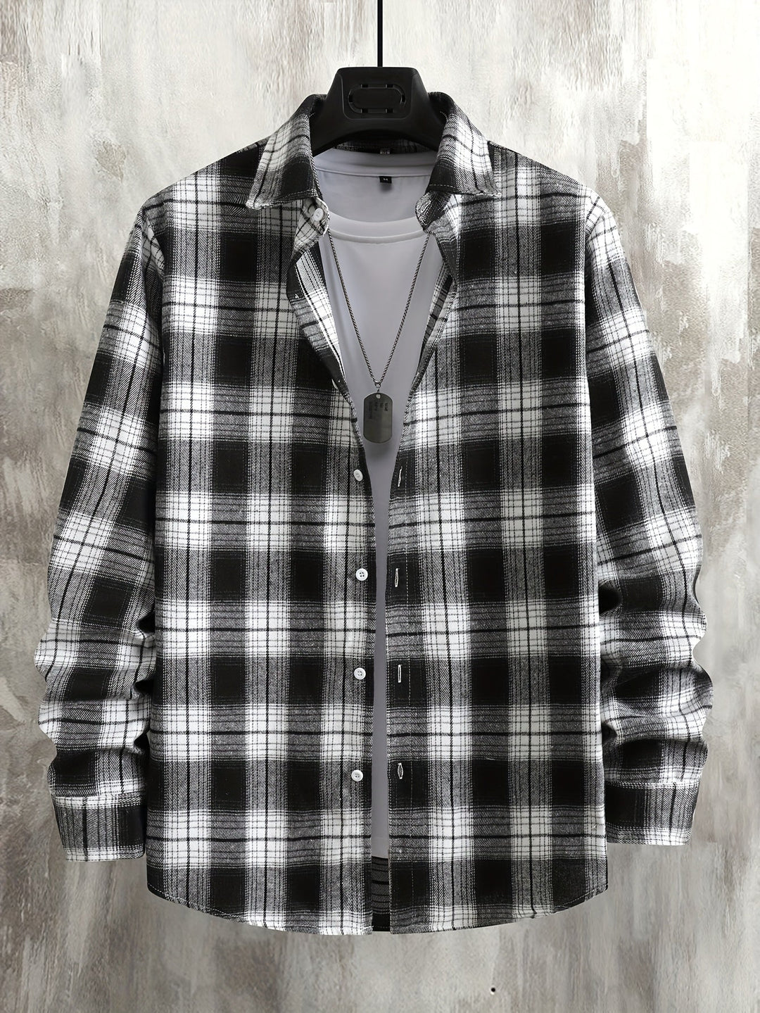 Check Shirt for Men, Relaxed Style