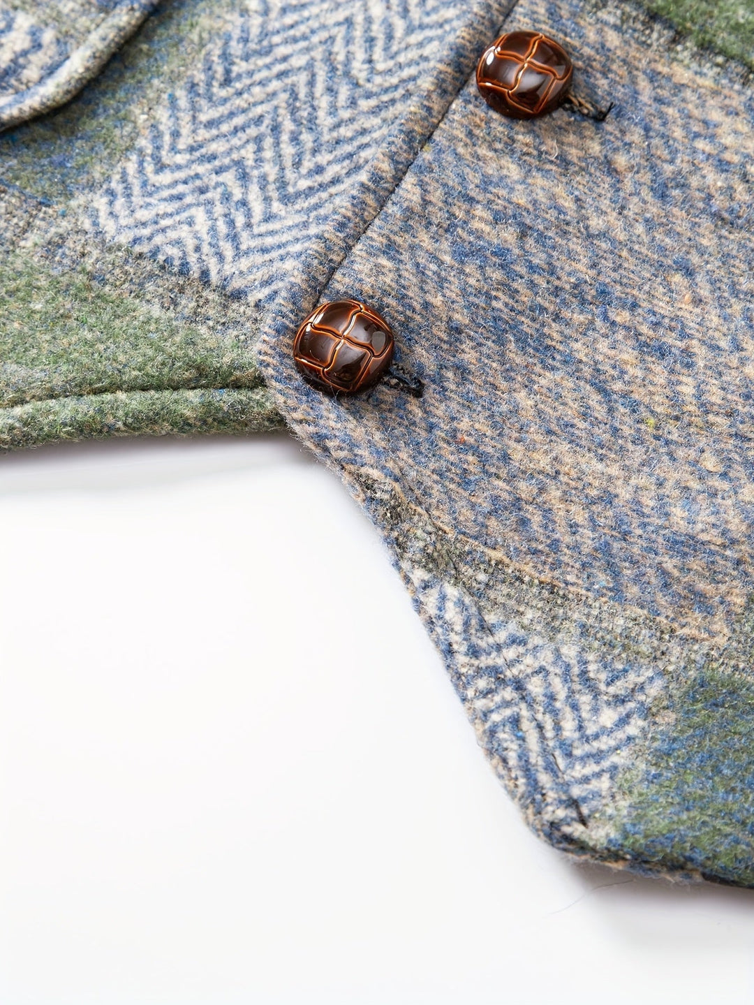 Men's Patchwork Tailored Waistcoat