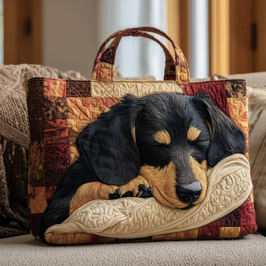 Dog Art Tote Bag, Elegant Style