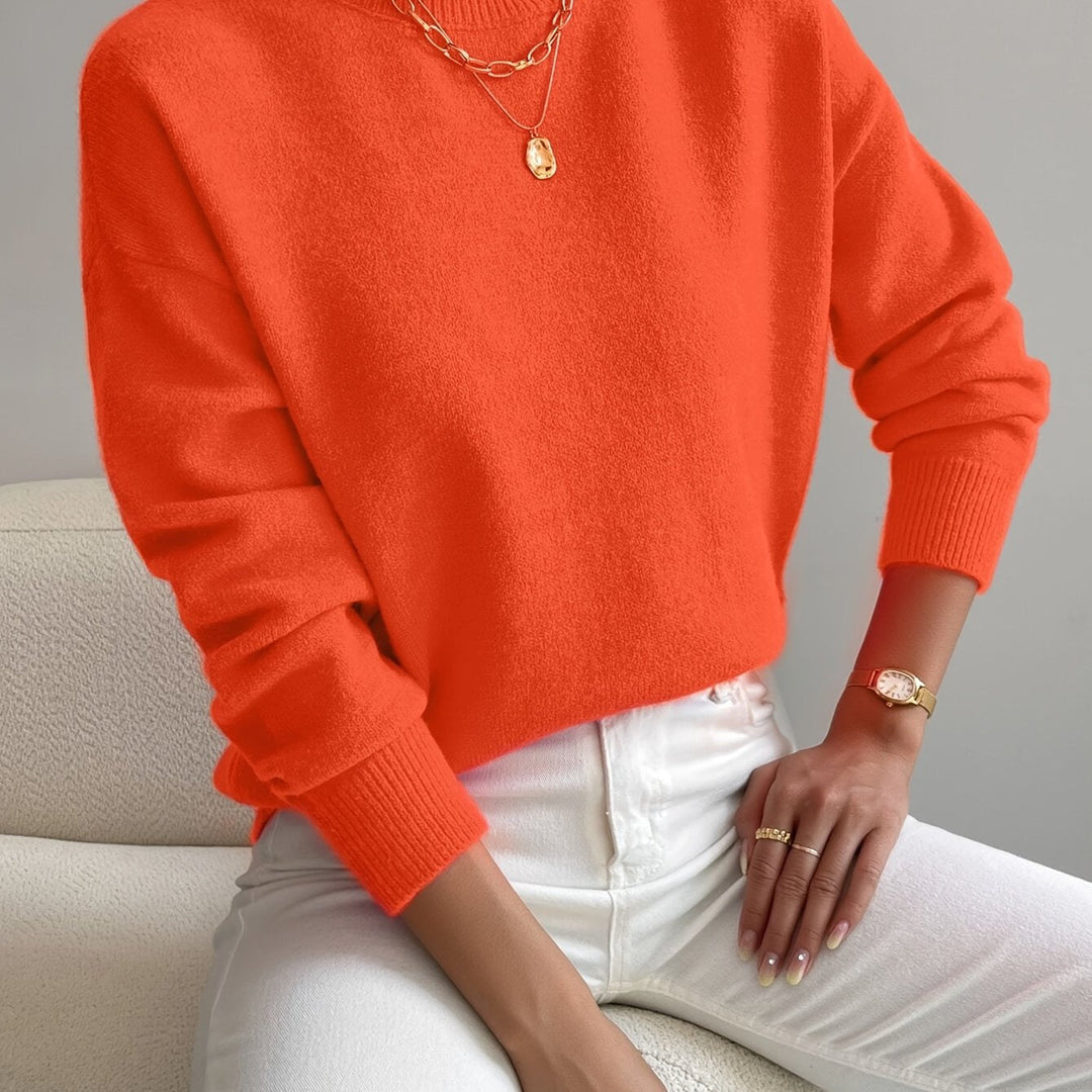 Mock Neck Sweater, Women's Refined Fit