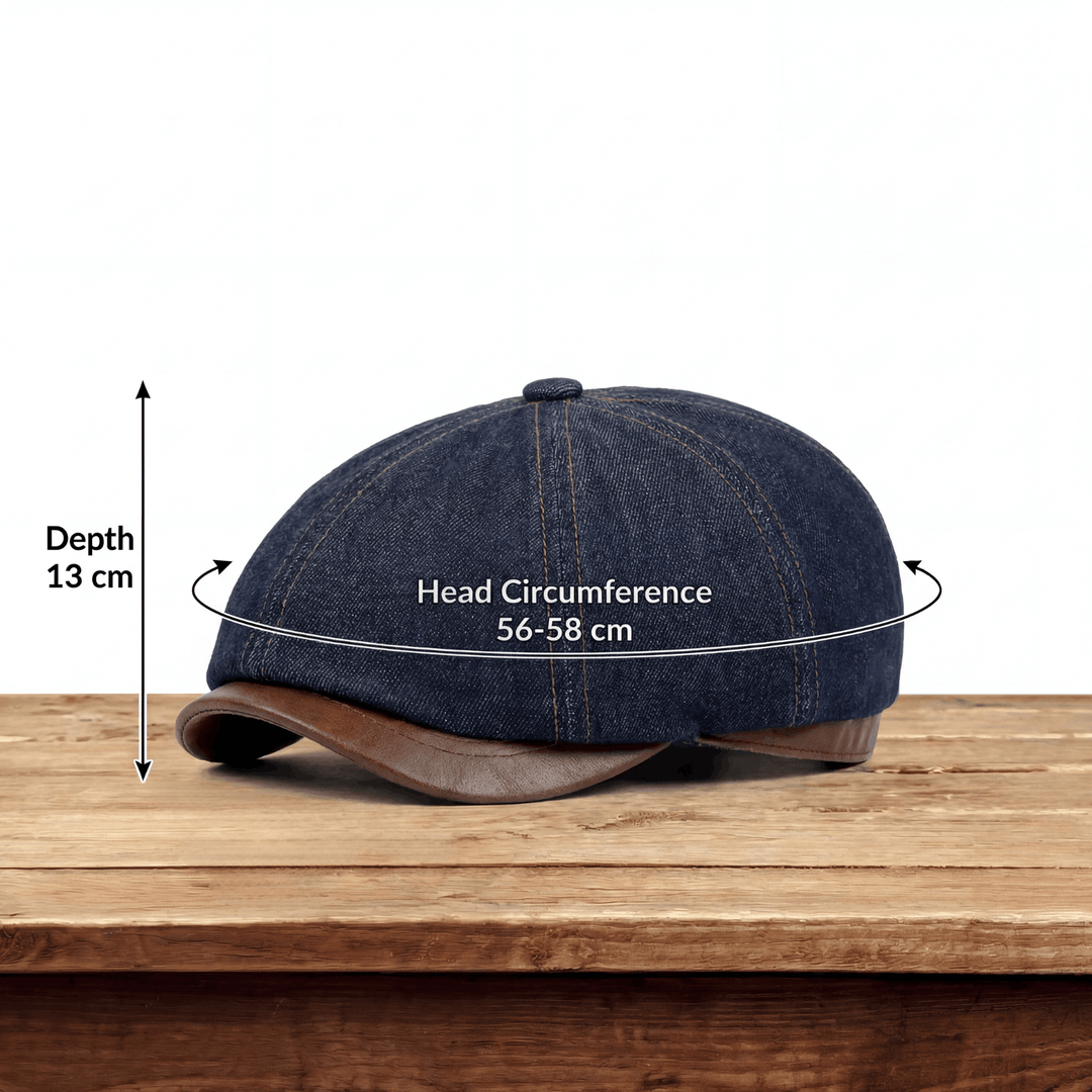 Small Brim Cap, Vintage Style