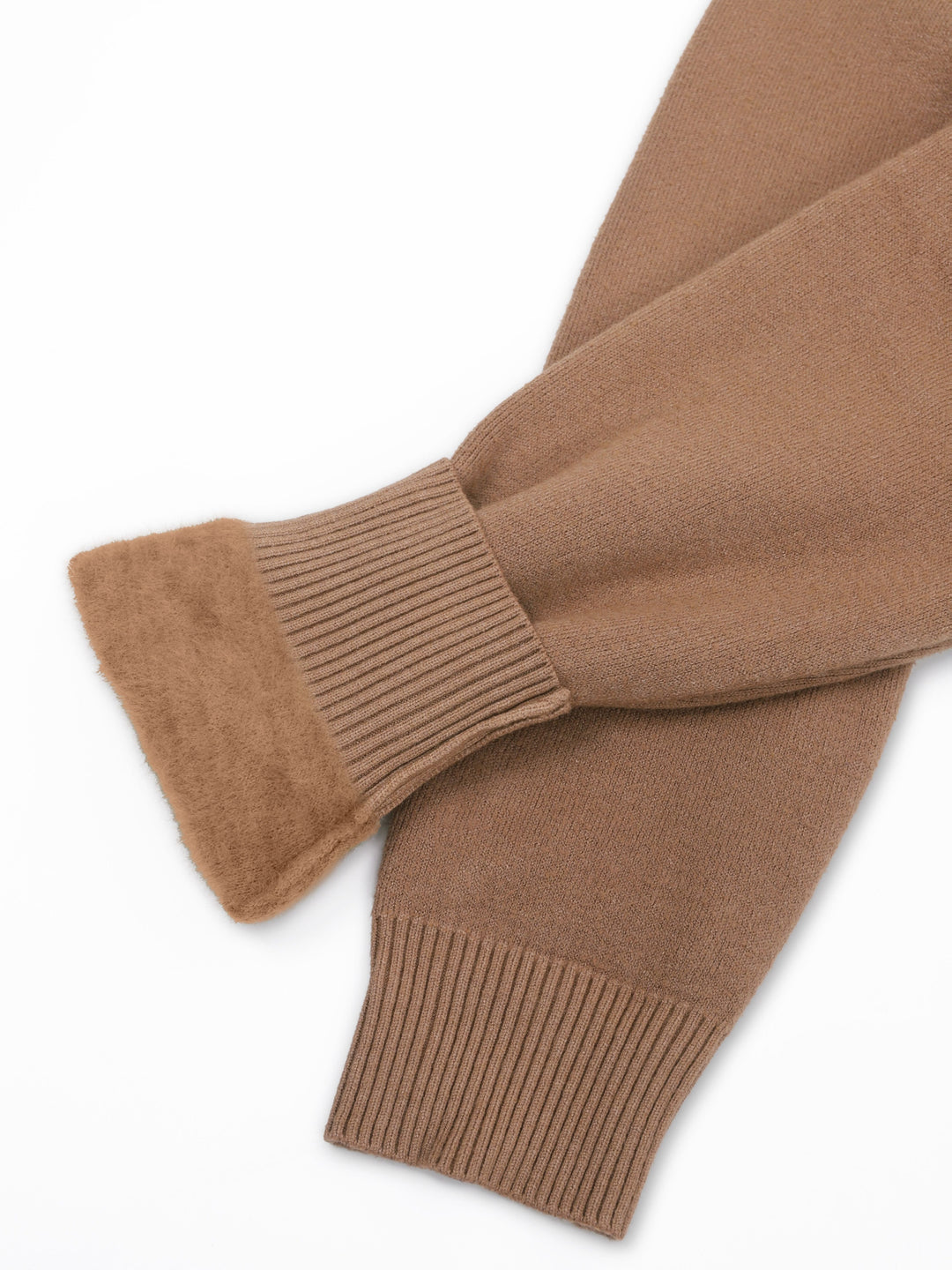 Lined High-Neck Sweater for Women, Cozy Style